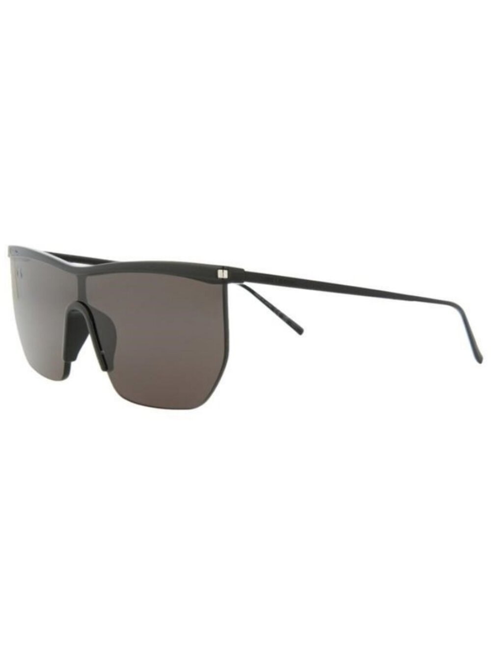 New Saint Laurent Womens Shield/Wrap Black Black Black Fashion Designer Sunglass